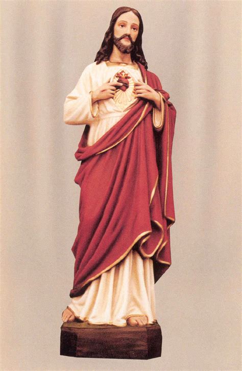 jesus christ statue for home|Sacred Heart of Jesus .